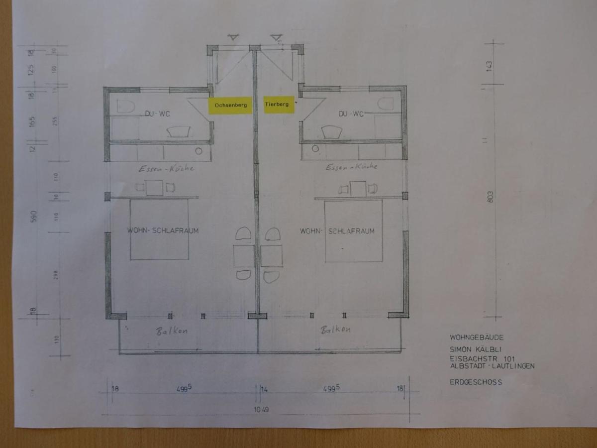 Ferienhaus Albzeit Albstadt Esterno foto
